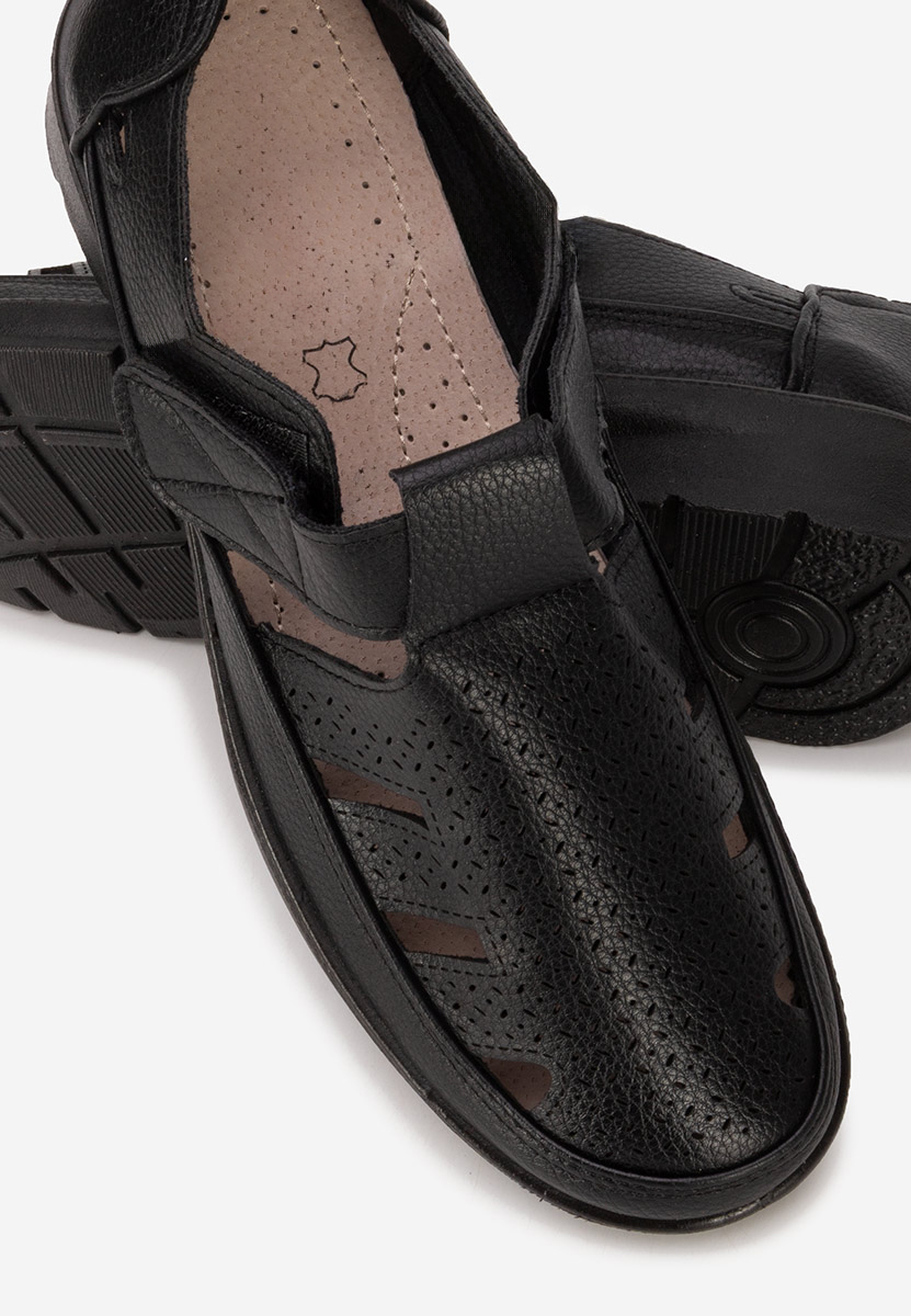 Čierne dámske espadrilky Gerania