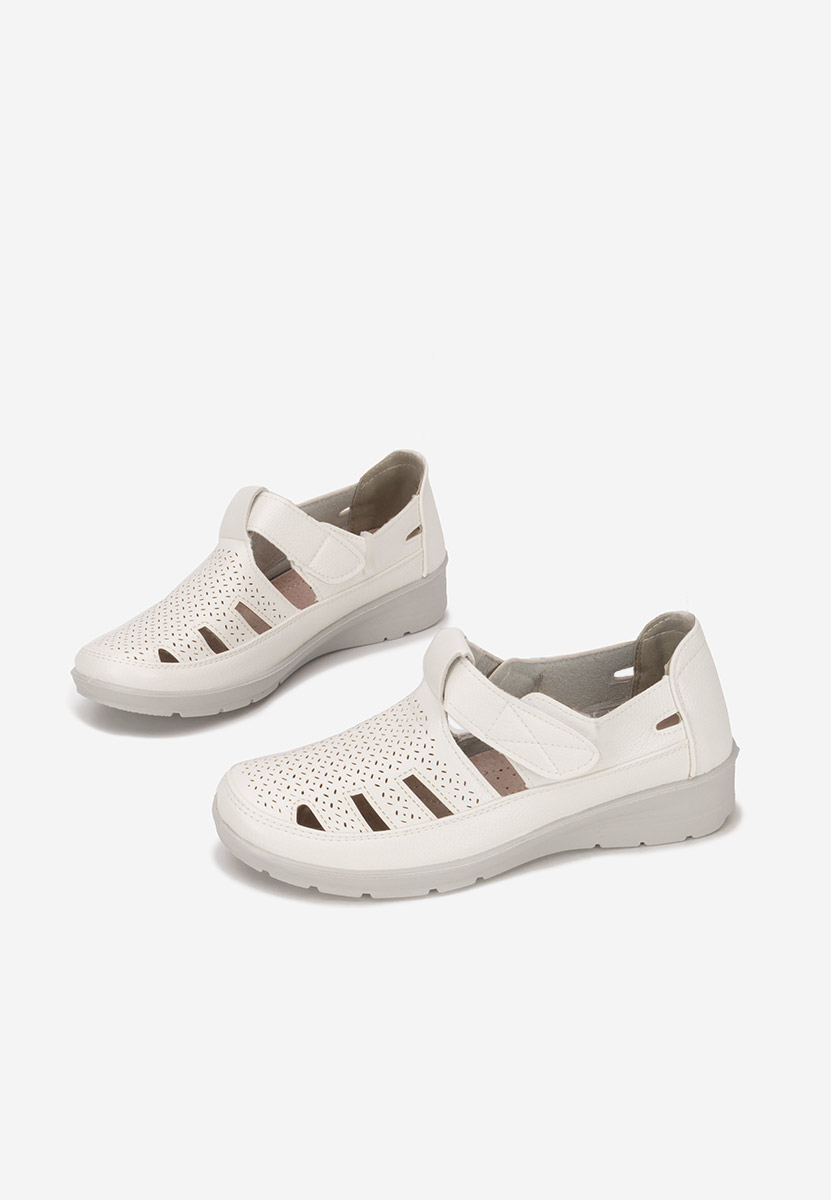 Biele dámske espadrilky Gerania