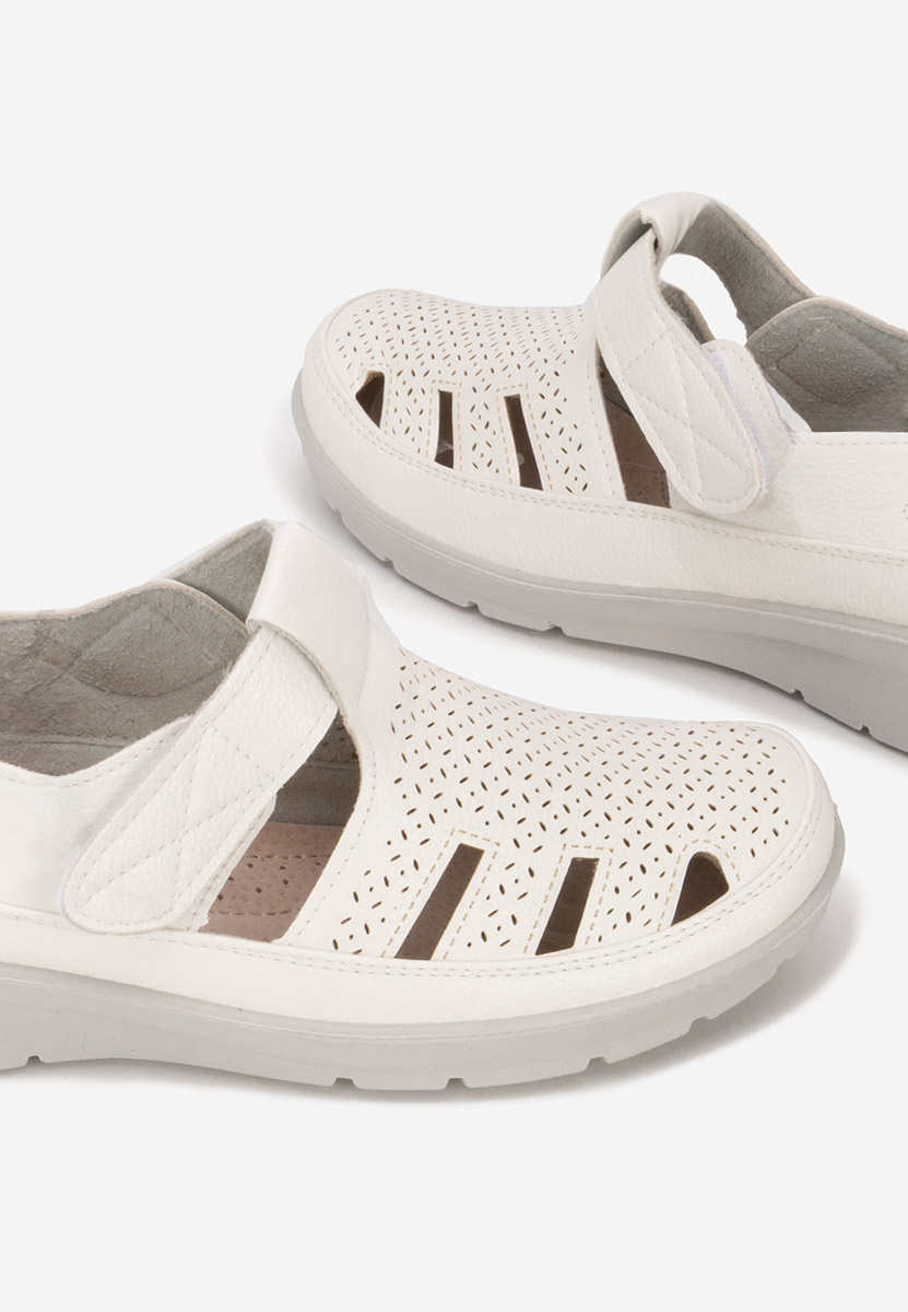 Biele dámske espadrilky Gerania