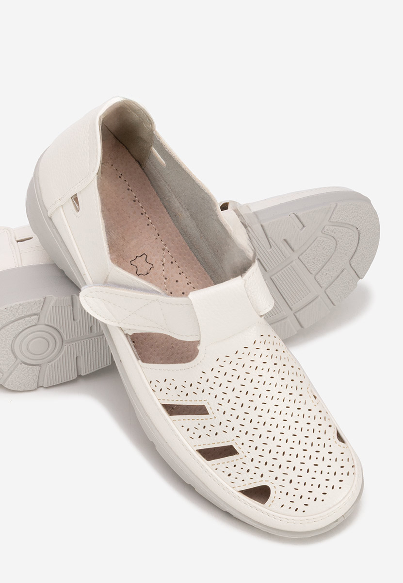 Biele dámske espadrilky Gerania