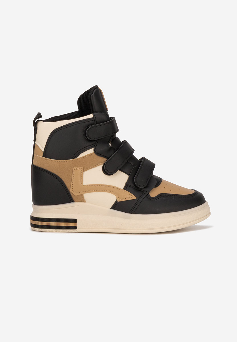 Čierne dámske tenisky na platforme Veleta