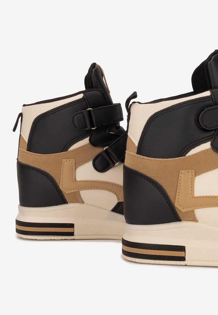 Čierne dámske tenisky na platforme Veleta