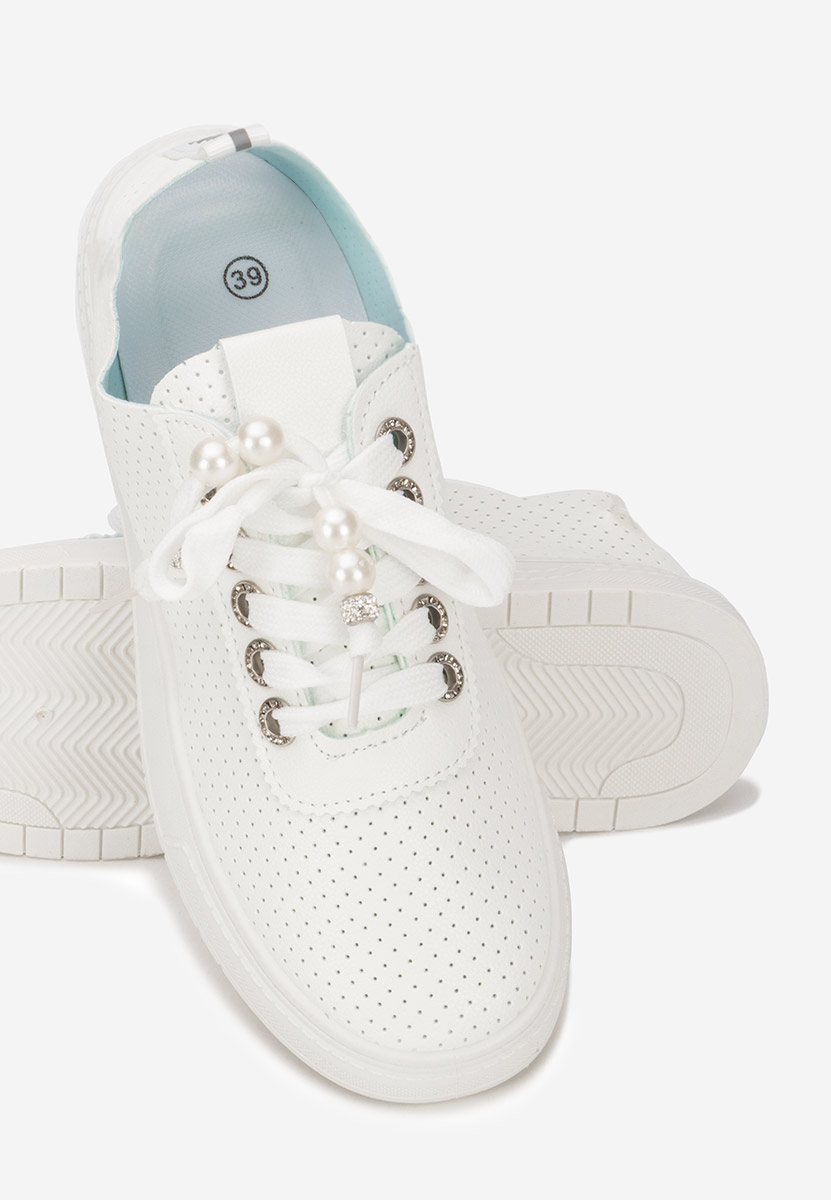 Biele dámske tenisky Candysa