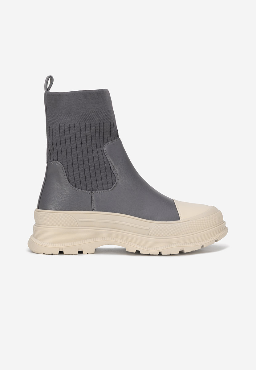 Sivé dámske sneakersy Avalini