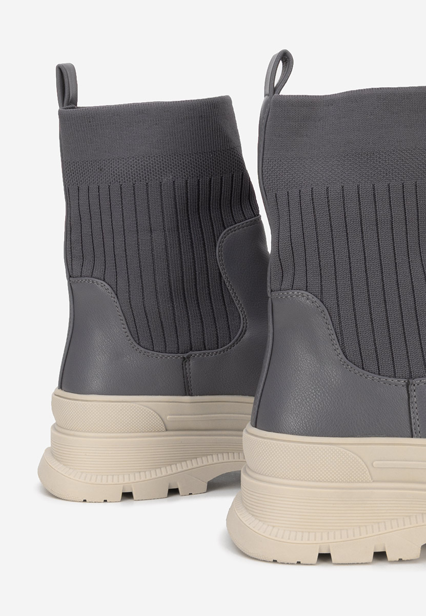 Sivé dámske sneakersy Avalini