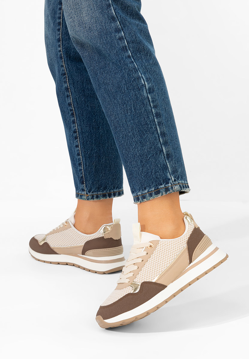 Hnedé dámske tenisky Helenia