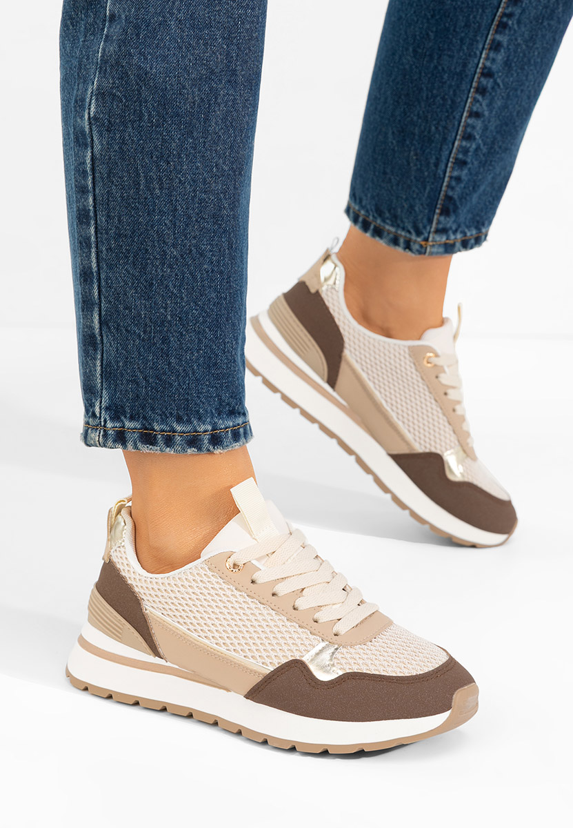 Hnedé dámske tenisky Helenia