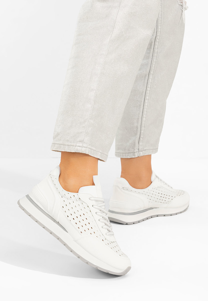 Biele dámske tenisky Zenada