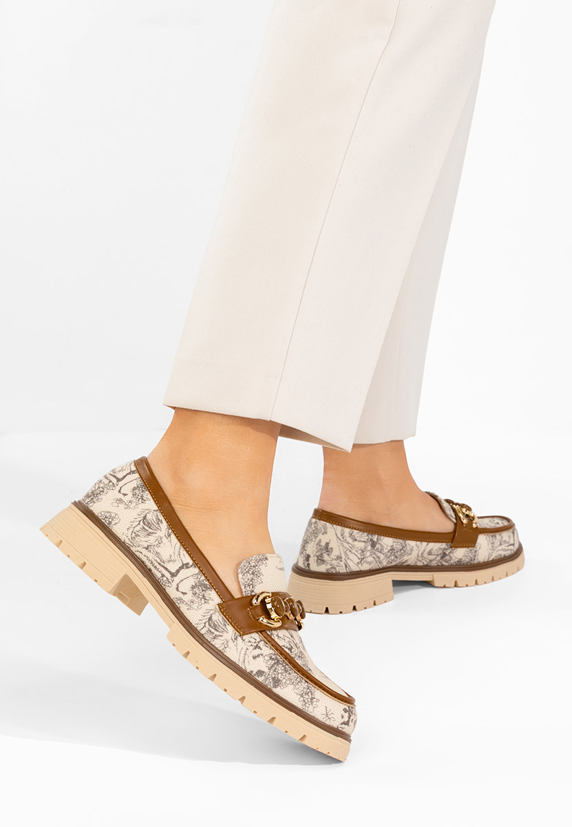 Camelové mokasíny dámske Amberlin