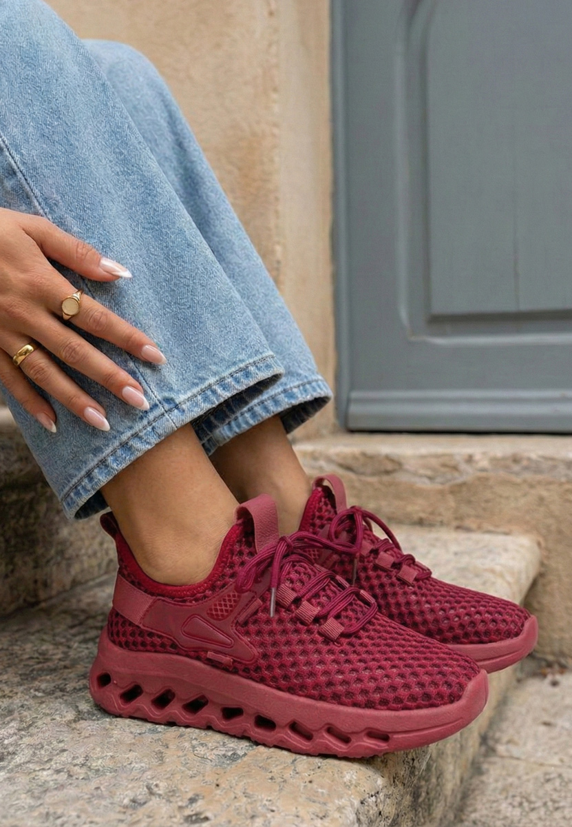 Bordové bežecké tenisky dámske Martynna