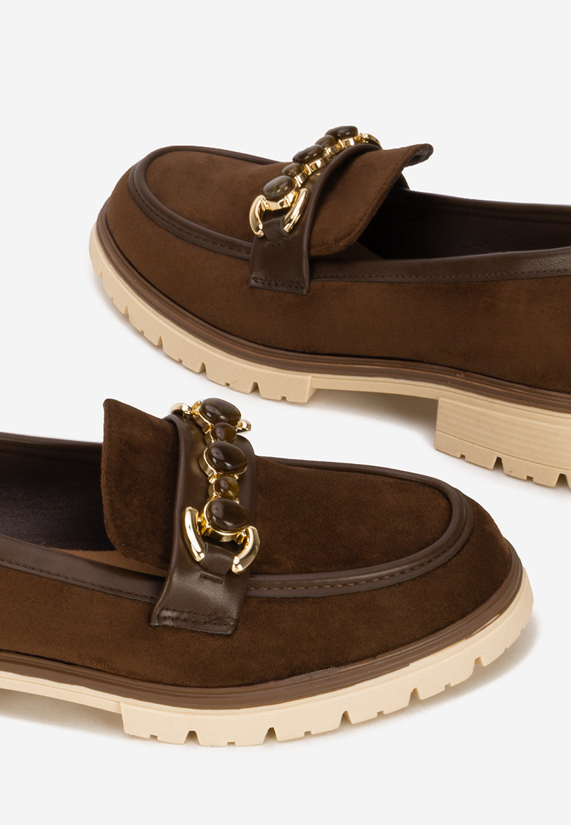 Hnedé mokasíny dámske Amberlin