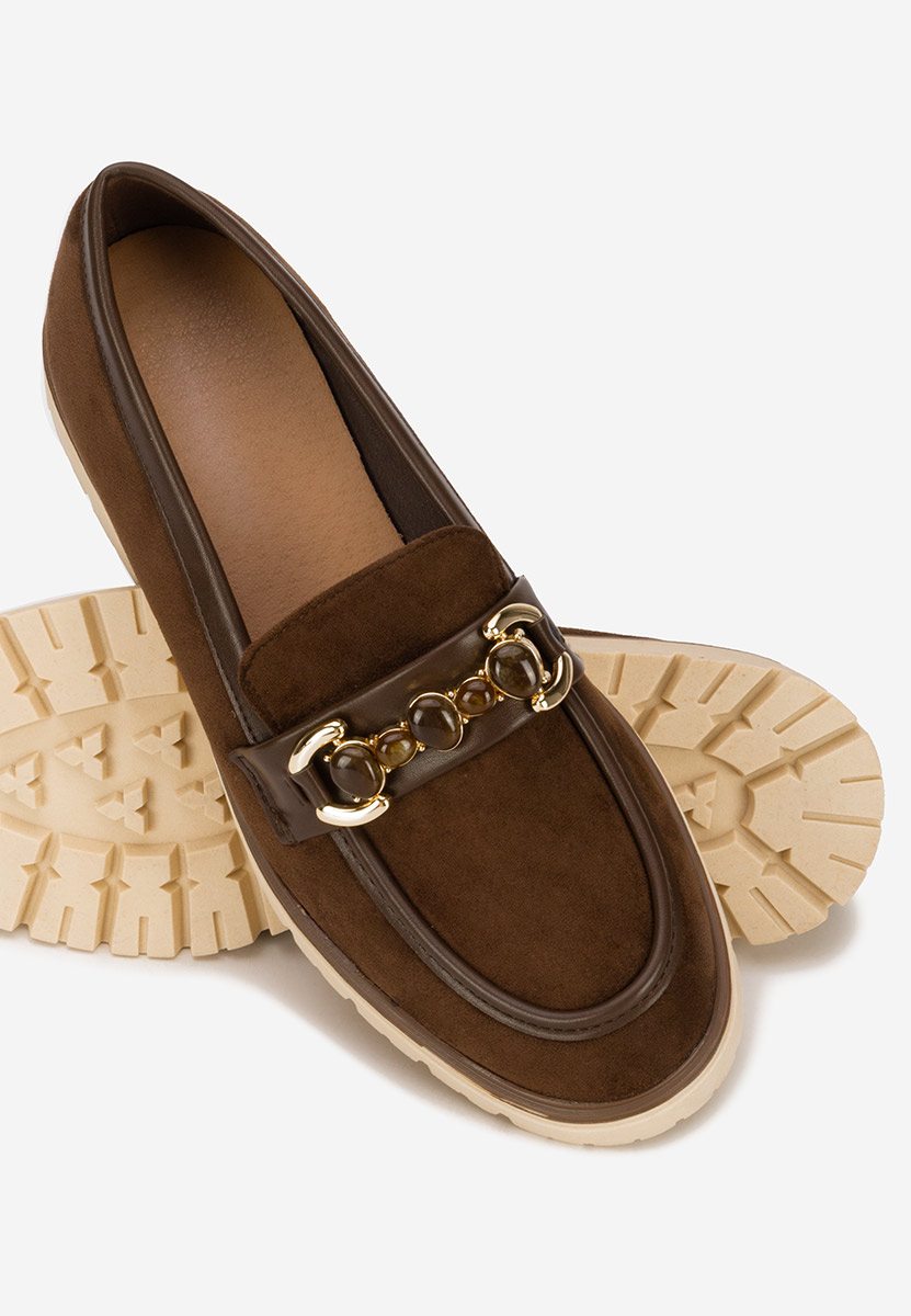 Hnedé mokasíny dámske Amberlin