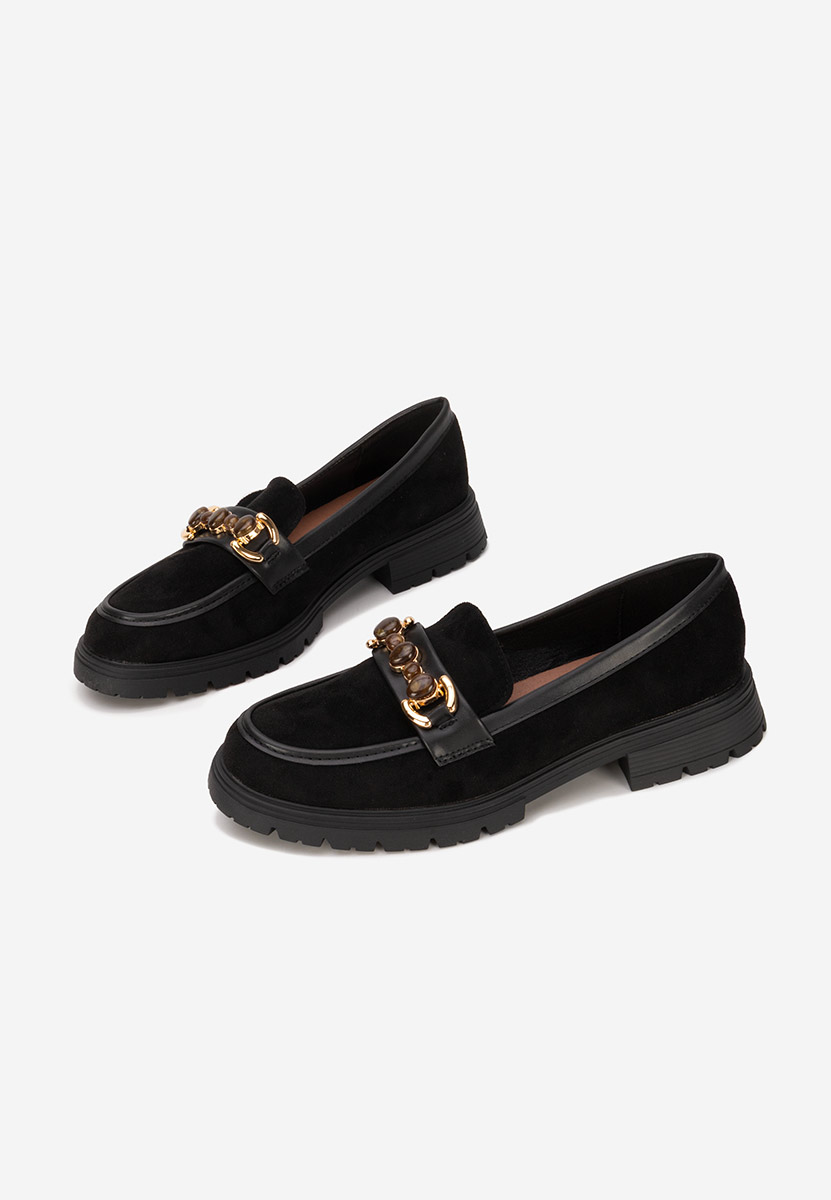 Čierne mokasíny dámske Amberlin