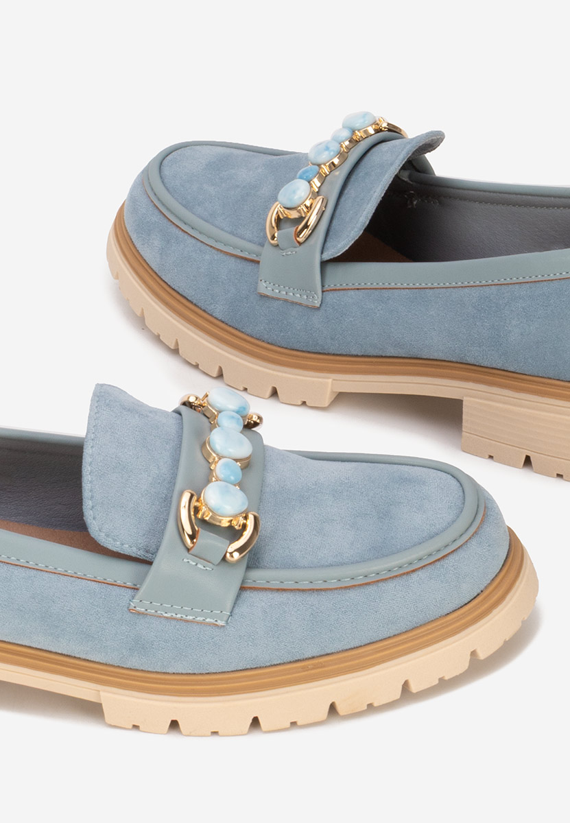 Modré mokasíny dámske Amberlin