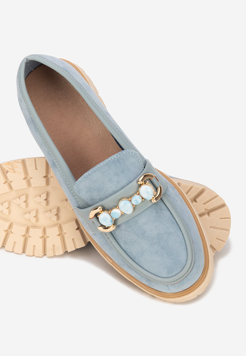 Modré mokasíny dámske Amberlin