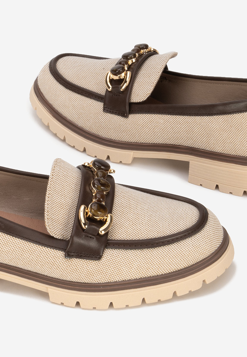 Nude mokasíny dámske Amberlin