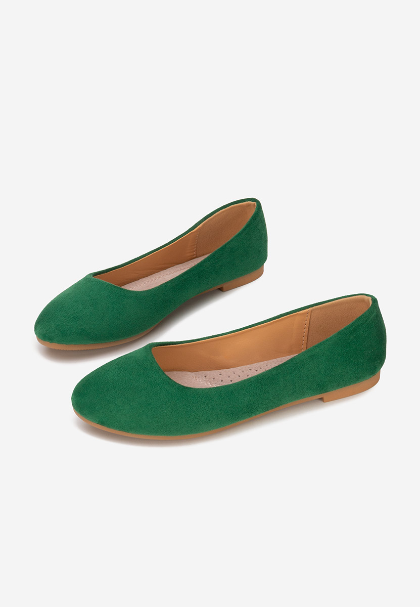 Zelené balerínky Agappia