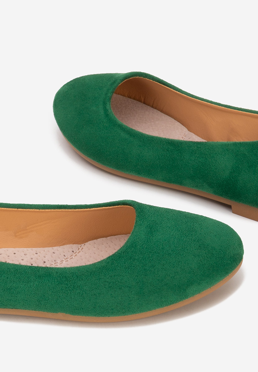 Zelené balerínky Agappia