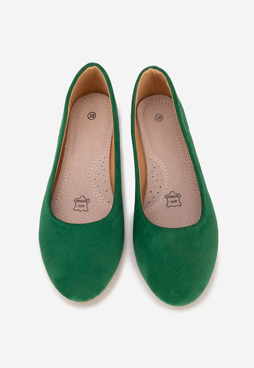 Zelené balerínky Agappia