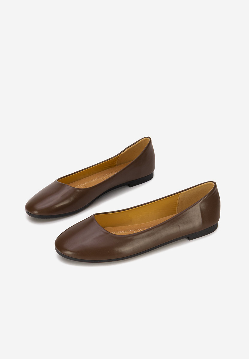 Hnedé balerínky Zoenia