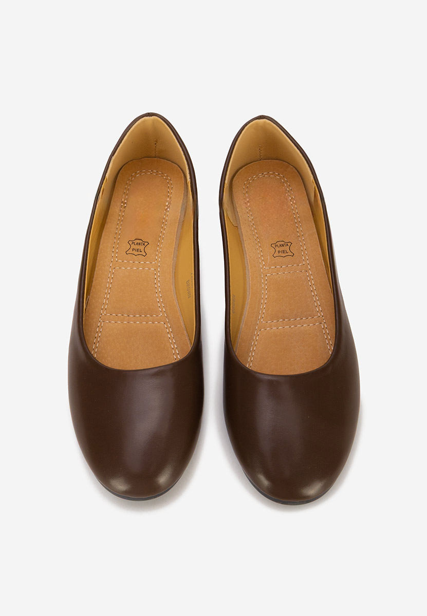 Hnedé balerínky Zoenia