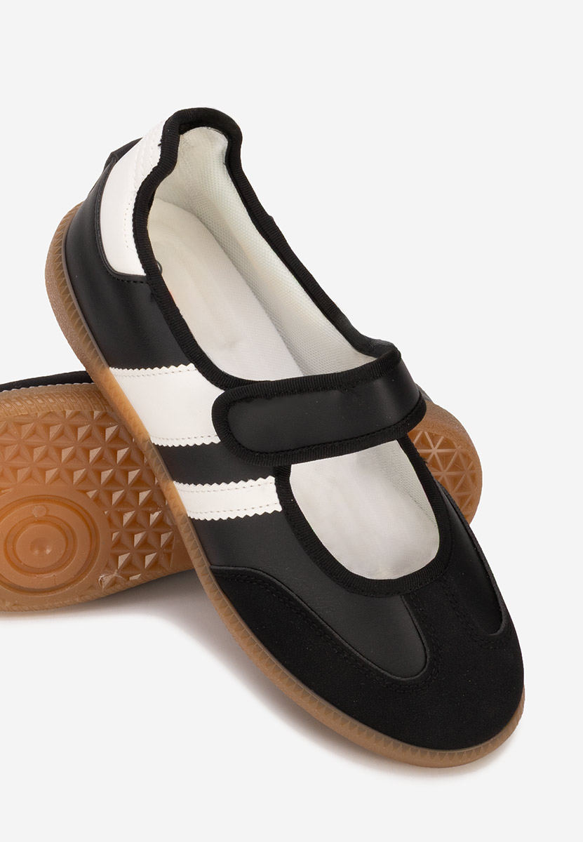 Čierne sportove balerinky Elisio