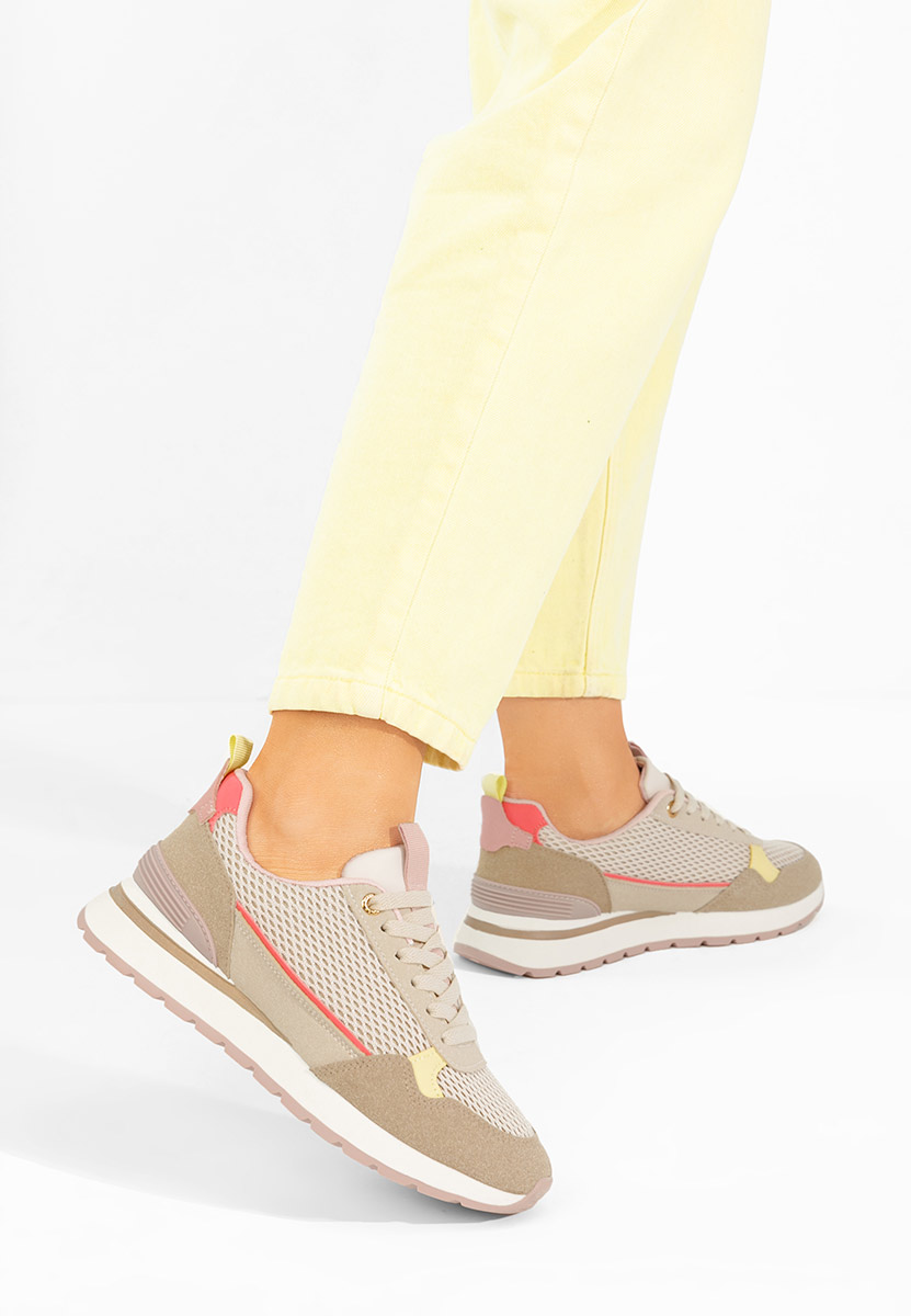 Béžové dámske tenisky Helenia