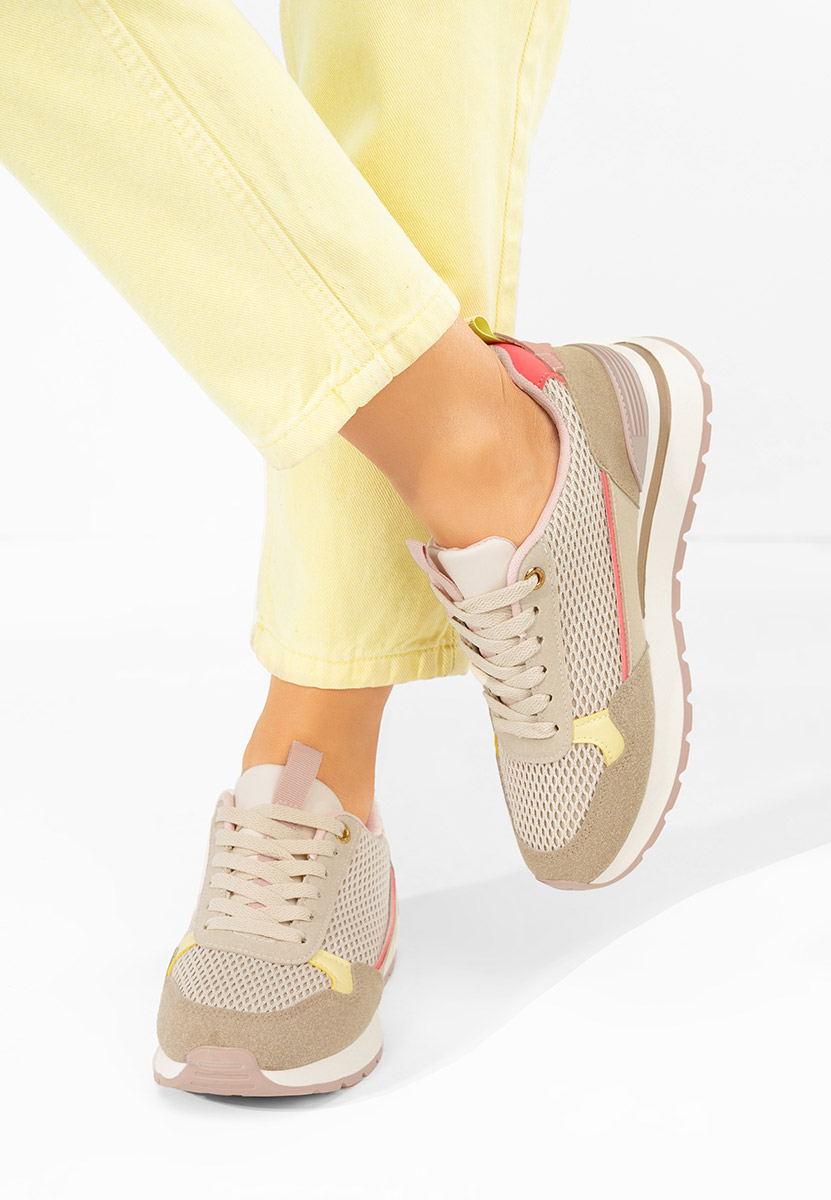 Béžové dámske tenisky Helenia