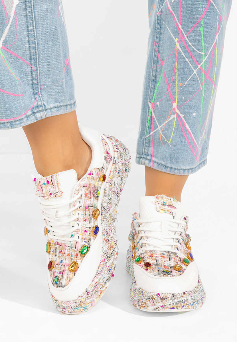 Farebné tenisky na platforme Daneta