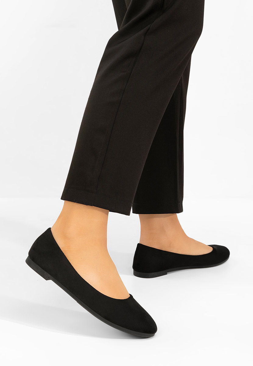 Čierne balerínky Agappia