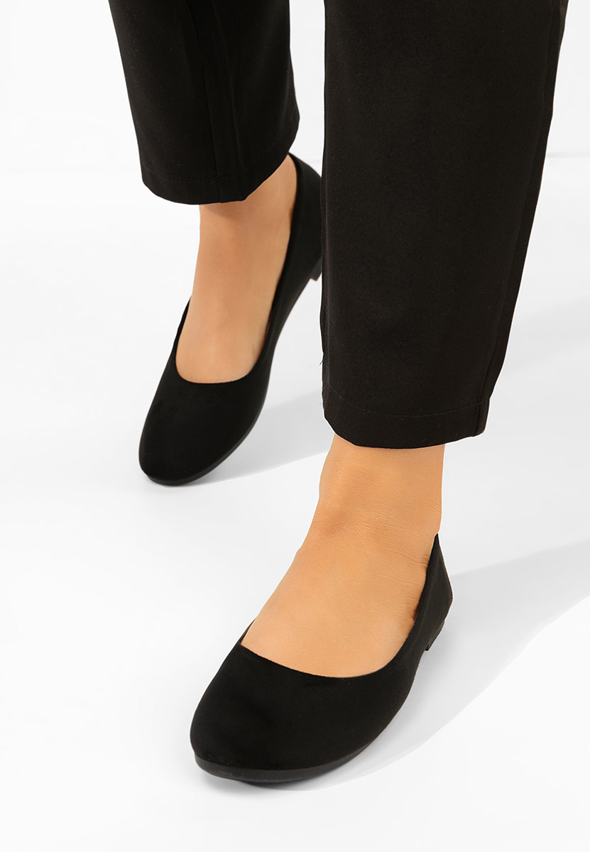 Čierne balerínky Agappia