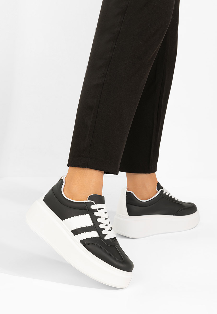 Čierne tenisky na platforme Semana