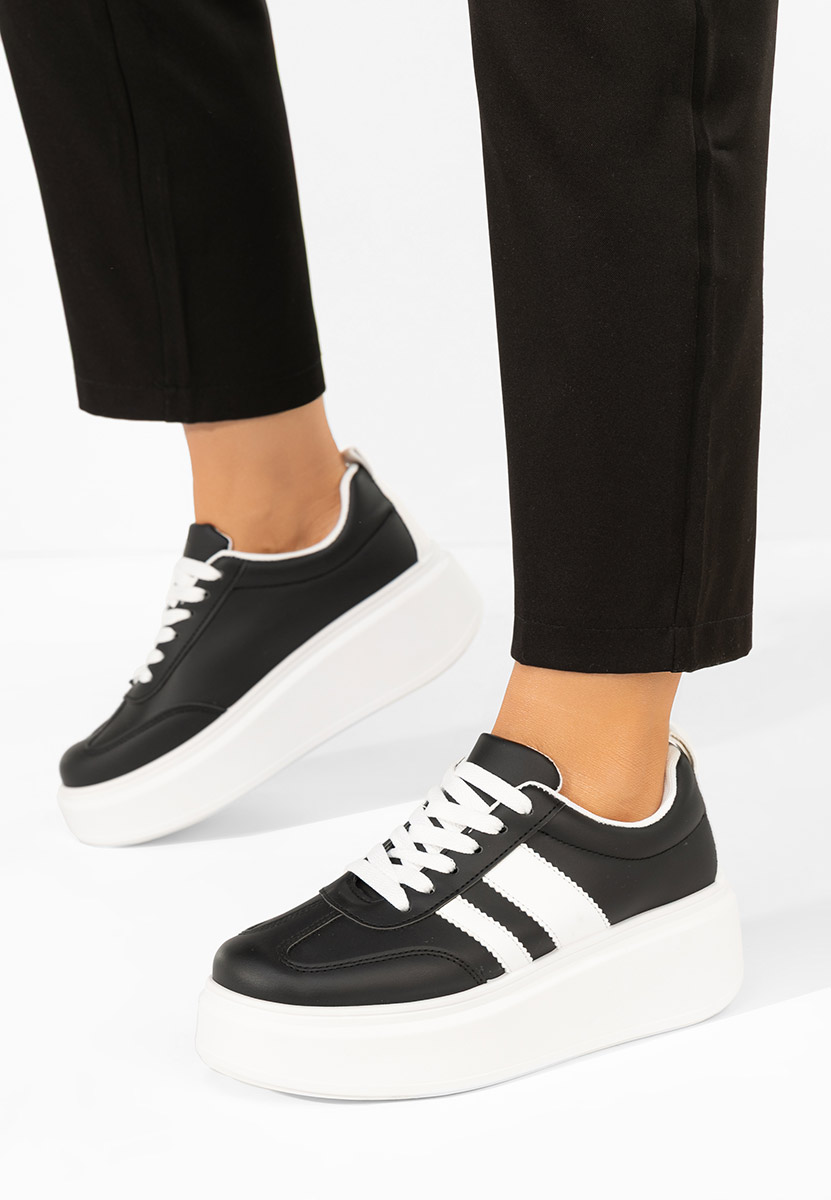 Čierne tenisky na platforme Semana