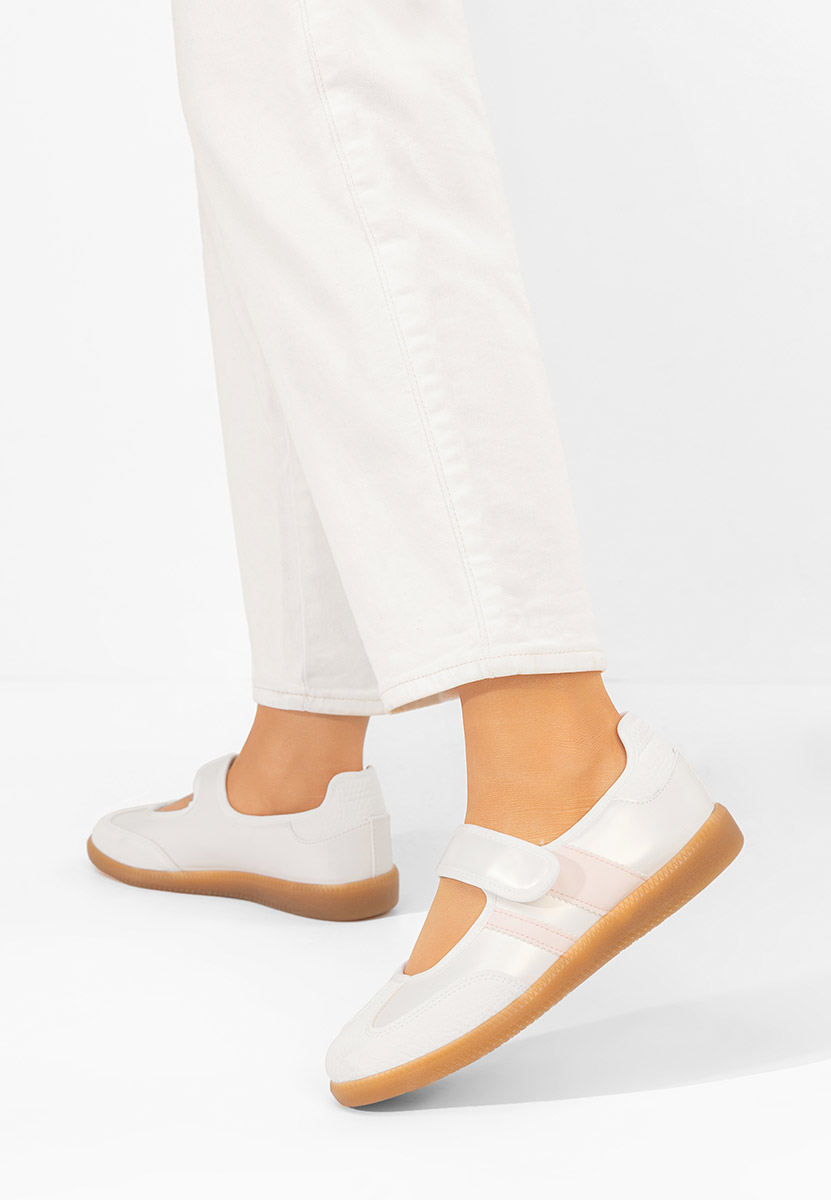 Biele sportove balerinky Elisio V2