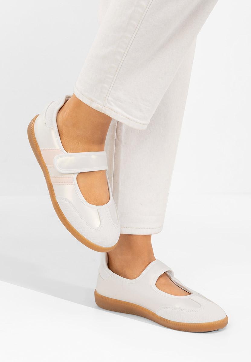 Biele sportove balerinky Elisio V2