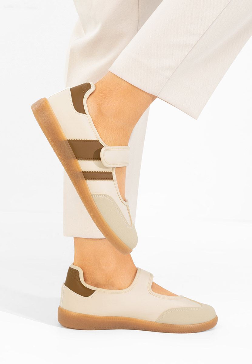 Béžové sportove balerinky Elisio