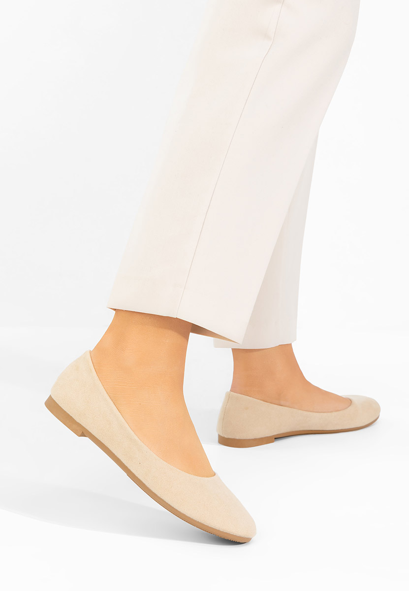 Khaki balerínky Agappia