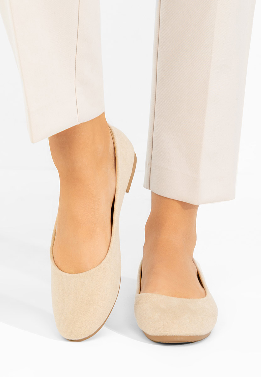 Khaki balerínky Agappia