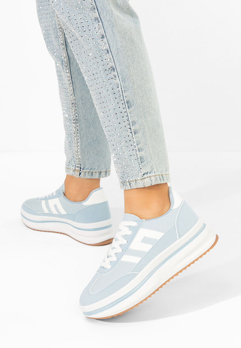 Modré tenisky na platforme Jesie