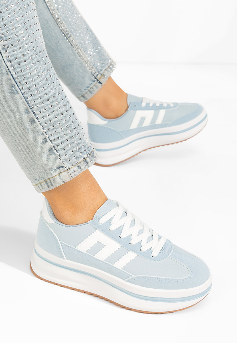 Modré tenisky na platforme Jesie