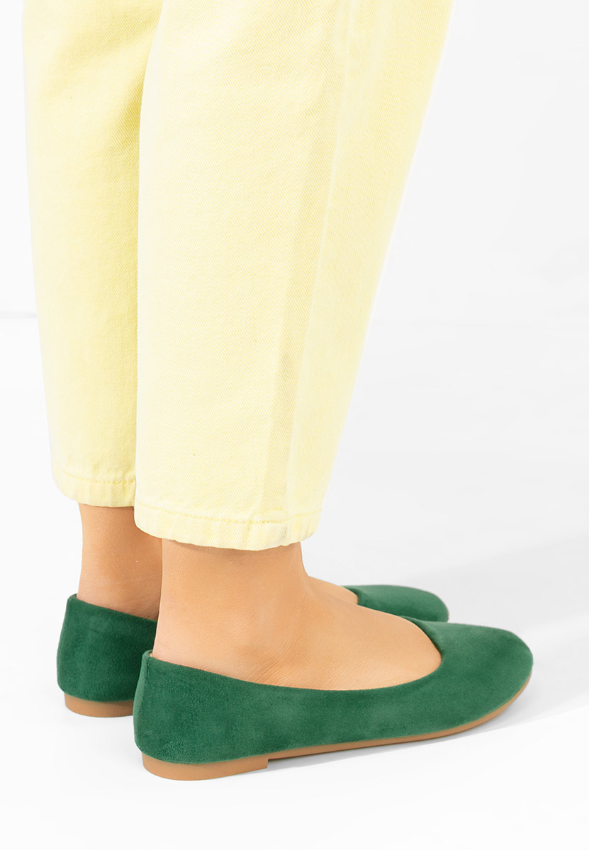 Zelené balerínky Agappia