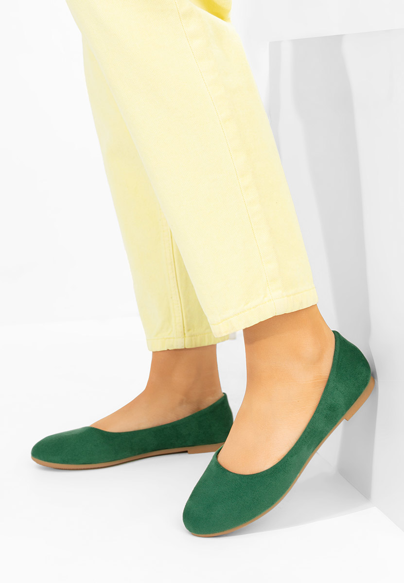 Zelené balerínky Agappia