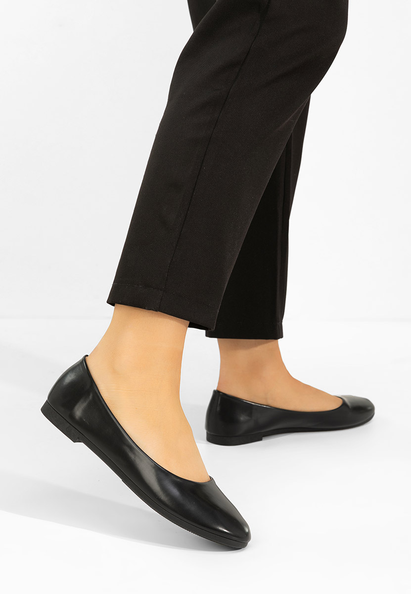 Čierne balerínky Zoenia