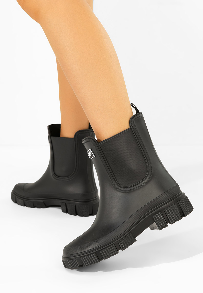 Čierne dámské gumáky Aimeea