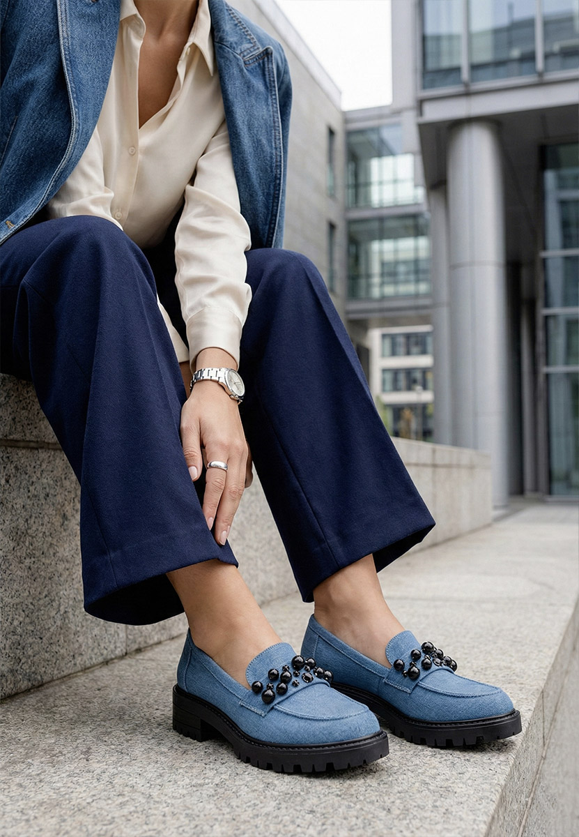 E-shop Denim mokasíny dámske Ifea