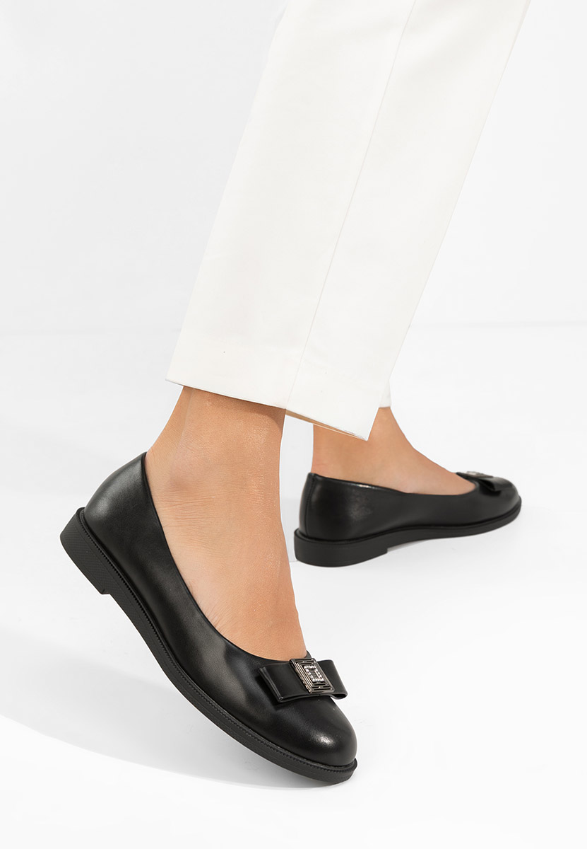 Čierne balerínky Sidiona