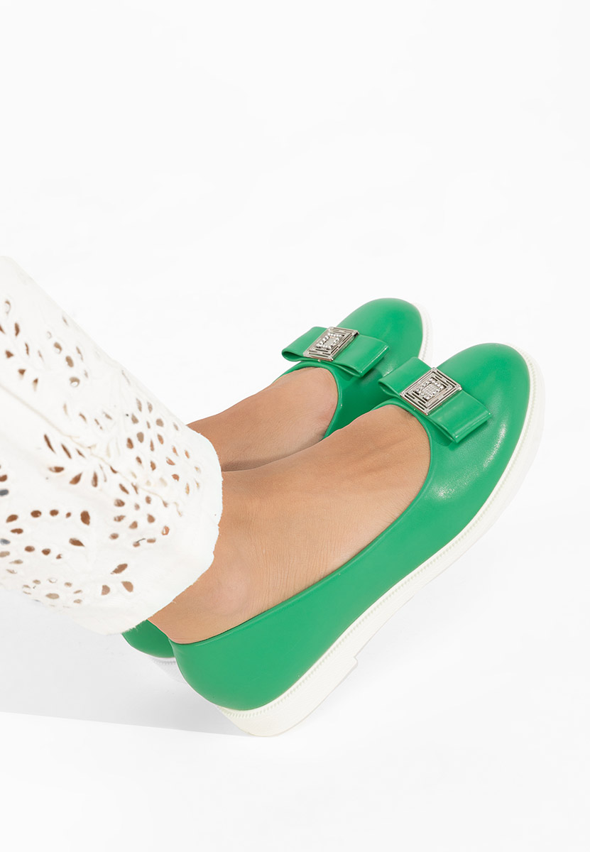 Zelené balerínky Sidiona