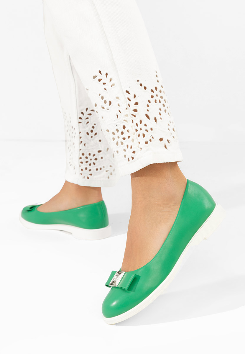 Zelené balerínky Sidiona