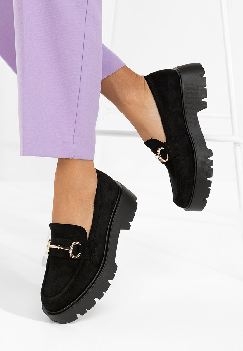 Čierne mokasíny dámske Belvina