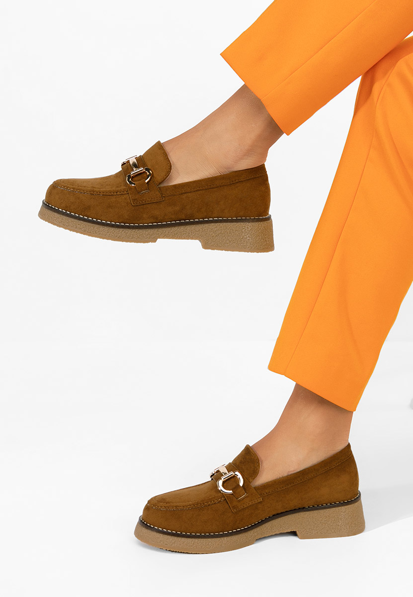 Hnedé mokasíny dámske Ylenia V2